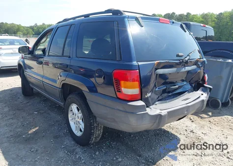 2004 Jeep Grand Cherokee Laredo из США, поврежденный, VIN 1J4GX48S44C324106